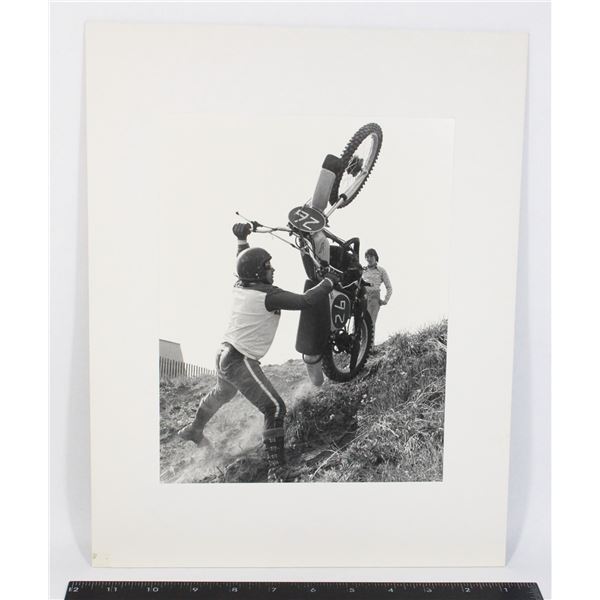 #1647 ORIGINAL 1970S DIRT BIKE RACE ALBERTA PHOTO