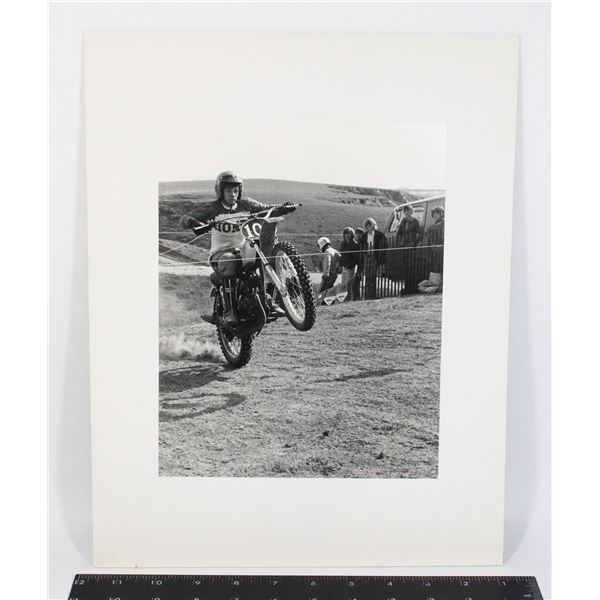 #1649 ORIGINAL 1970S DIRT BIKE RACE ALBERTA PHOTO