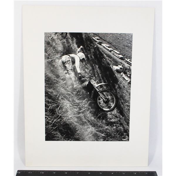 #1651 ORIGINAL 1970S DIRT BIKE RACE ALBERTA PHOTO