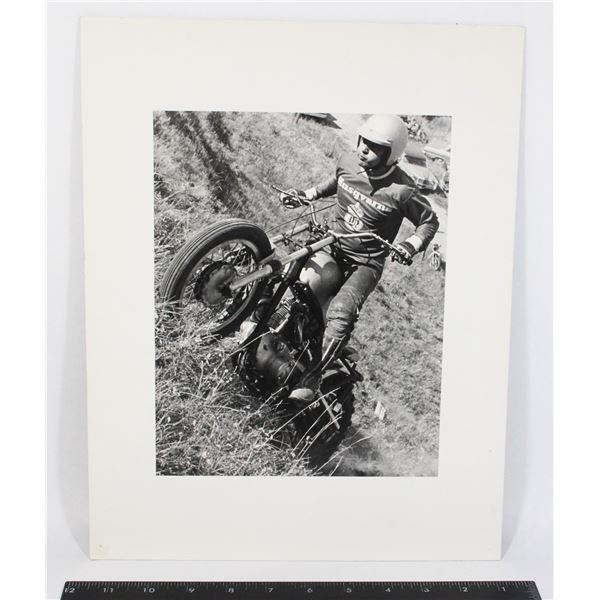 #1663 ORIGINAL 1970S DIRT BIKE RACE ALBERTA PHOTO