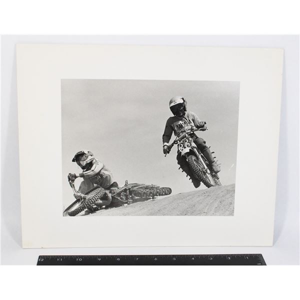 #1664 ORIGINAL 1970S DIRT BIKE RACE ALBERTA PHOTO