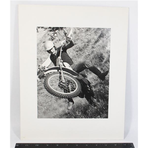 #1665 ORIGINAL 1970S DIRT BIKE RACE ALBERTA PHOTO