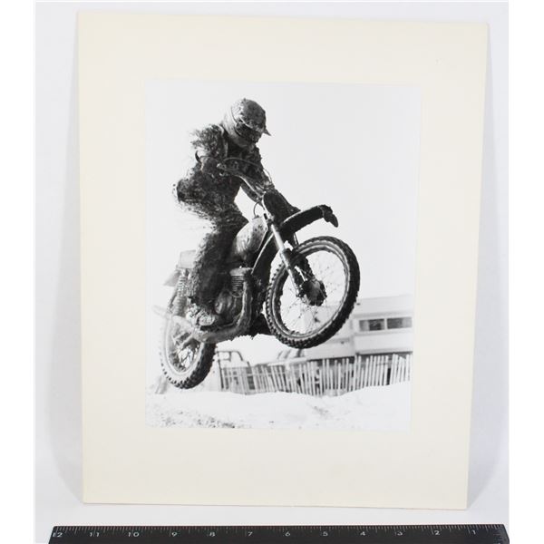 #1666 ORIGINAL 1970S DIRT BIKE RACE ALBERTA PHOTO