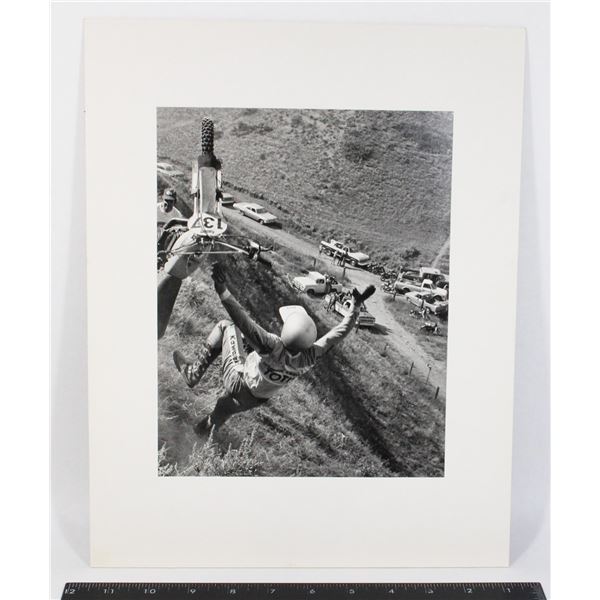 #1687 ORIGINAL 1970S DIRT BIKE RACE ALBERTA PHOTO