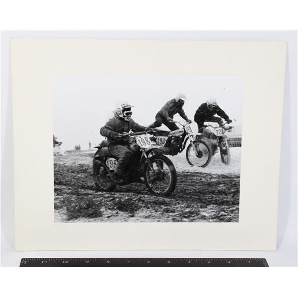 #1701 ORIGINAL 1970S DIRT BIKE RACE NAMED PHOTO
