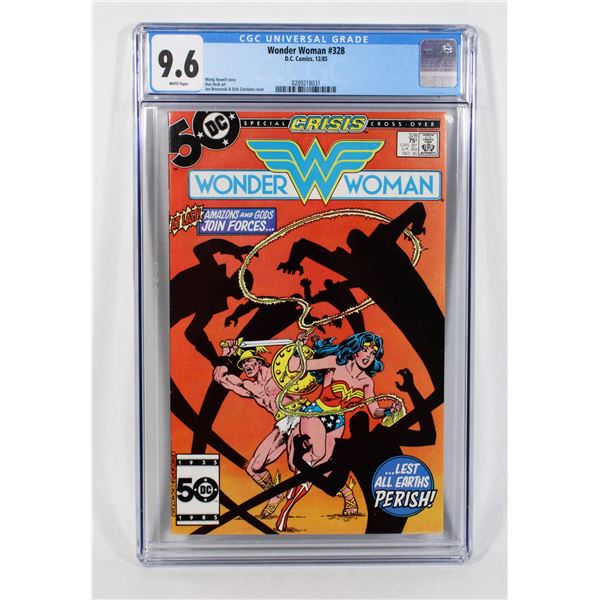 #1708 CGC 9.6 DC COMICS WONDER WOMAN 328 DEC 1985