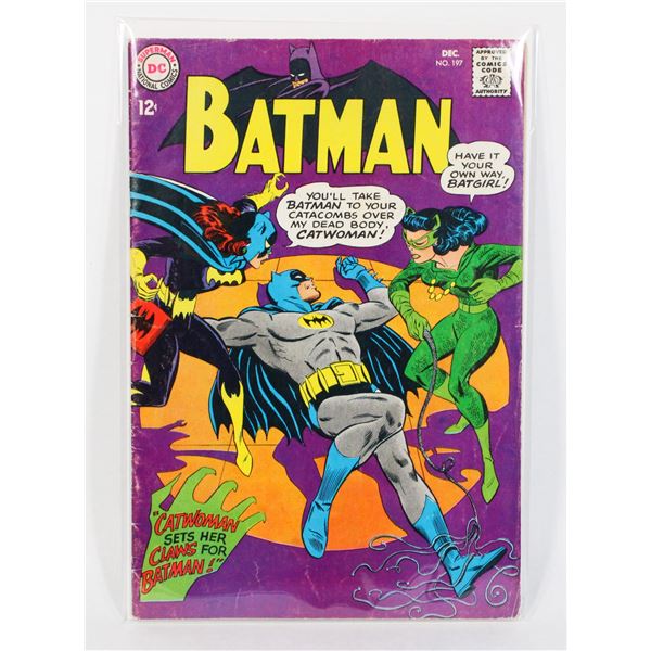 #1712 DC DETECTIVE COMICS BATMAN 197 DEC 1967