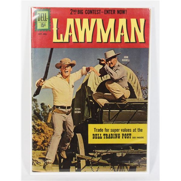 #1720 DELL COMICS LAWMAN 9 OCTOBER DECEMBER 1961
