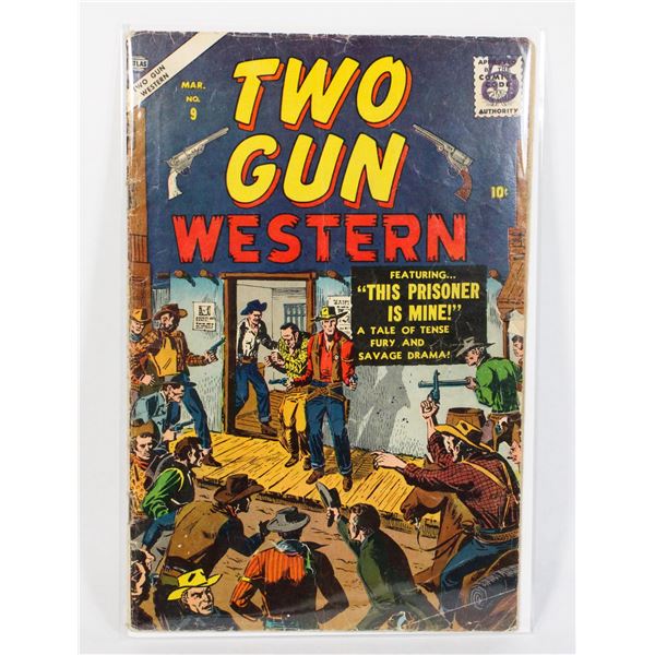 #1724 ATLAS COMICS TWO GUN WESTERN #9 AUG 1957