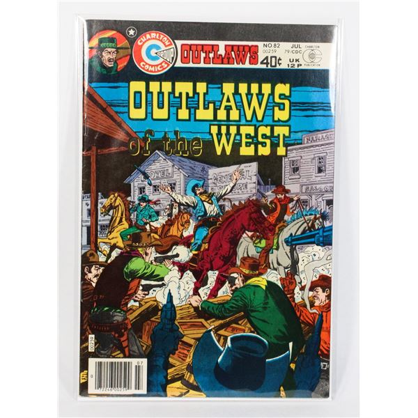 #1733 CHARLTON COMICS OUTLAWS 82 JULY 1979