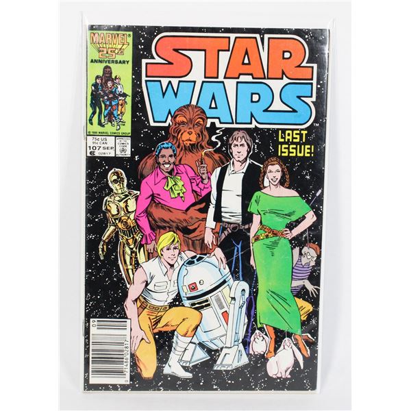 #1743 MARVEL COMICS STAR WARS #107 SEPTEMBER 1986