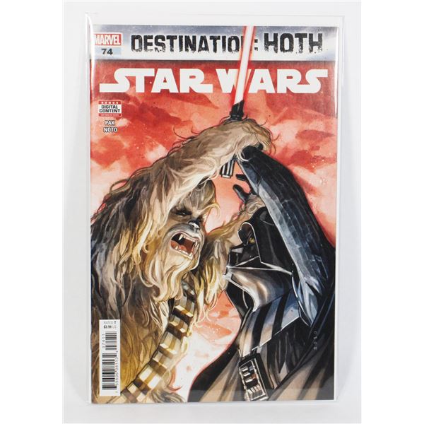 #1747 MARVEL COMICS STAR WARS #74 NOV 2019