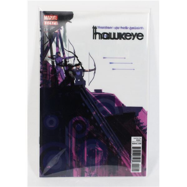 #1753 MARVEL COMICS HAWKEYE 13 VARIANT LENTICULAR