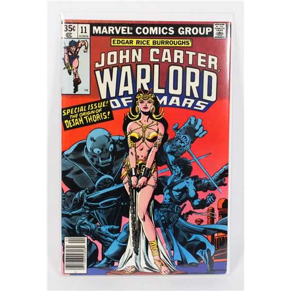 #1754 MARVEL COMICS JOHN CARTER WARLORD #11 1978