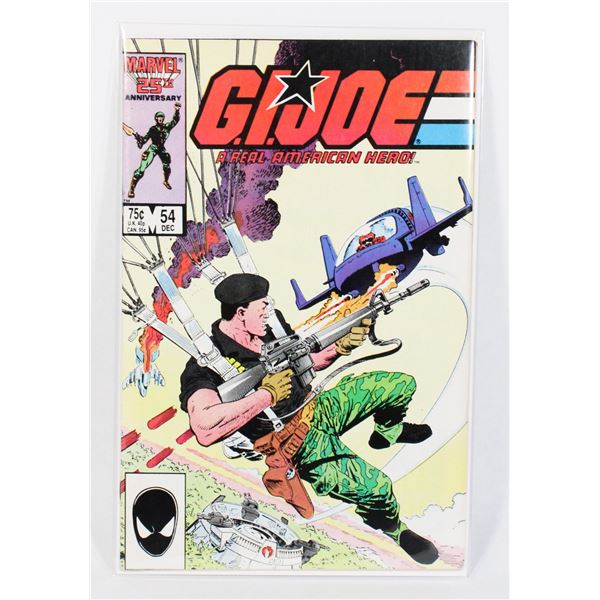 #1755 MARVEL COMICS G.I. JOE #54 DECEMBER 1986