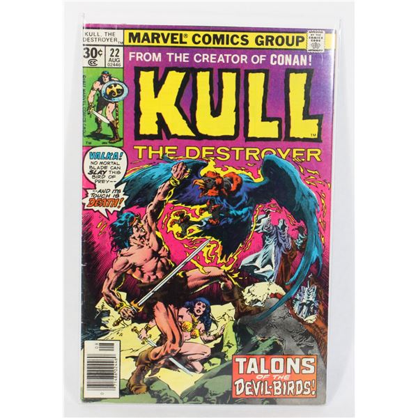 #1760 MARVEL COMICS KULL THE DESTROYER 22 AUG 1977