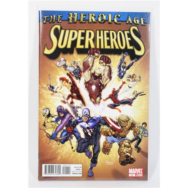 #1786 MARVEL COMICS SUPER HEROES HEROIC AGE 1 2011