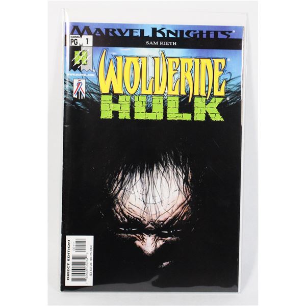 #1795 MARVEL KNIGHTS WOLVERINE HULK #1 2002