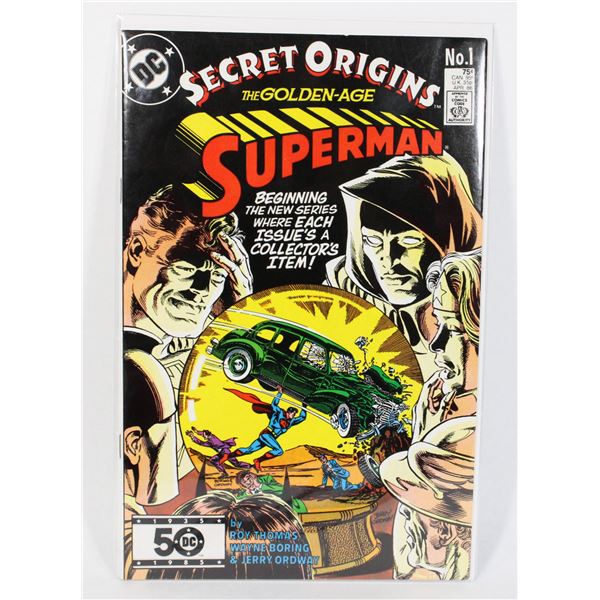 #1813 DC COMICS SECRET ORIGINS THE GOLDEN AGE #1