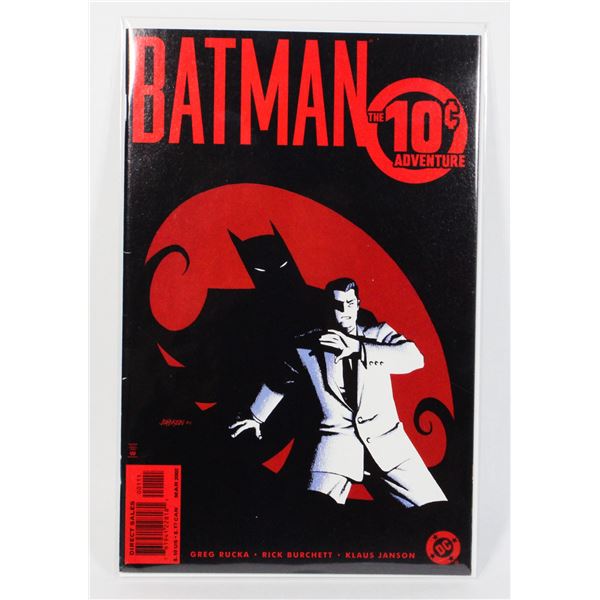 #1829 DC COMICS BATMAN THE 10 CENT ADVENTURE 2002