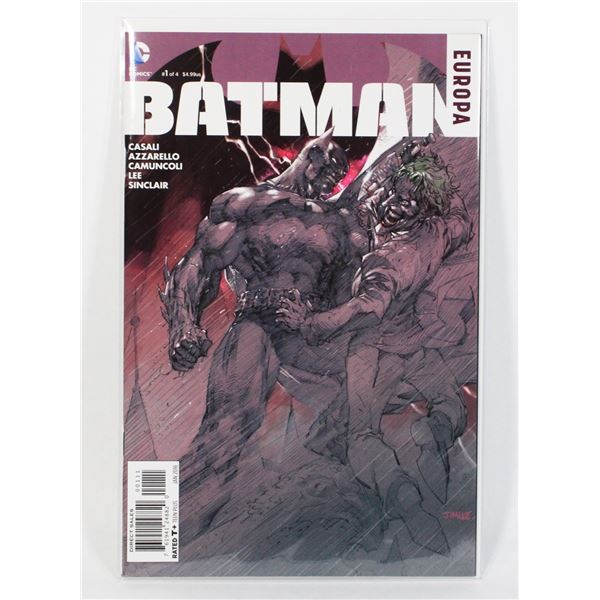 #1831 DC DETECTIVE COMICS BATMAN EUROPA #1 2016