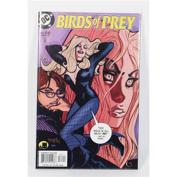 #1840 DC  COMICS BIRDS OF PREY #66 JUNE 2004