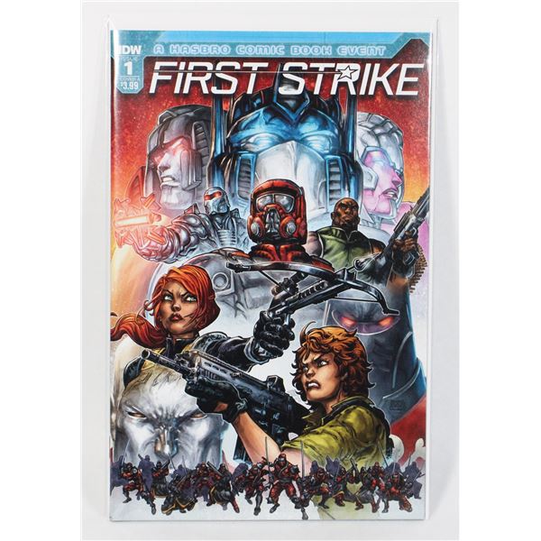 #1854 IDW COMICS FIRST STRIKE #1 2017