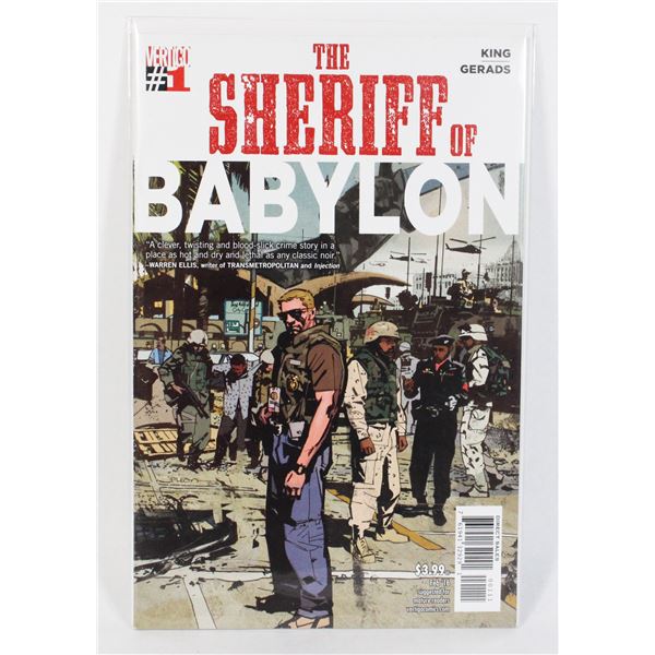#1864 VERTIGO COMICS THE SHERIFF OF BABYLON #1