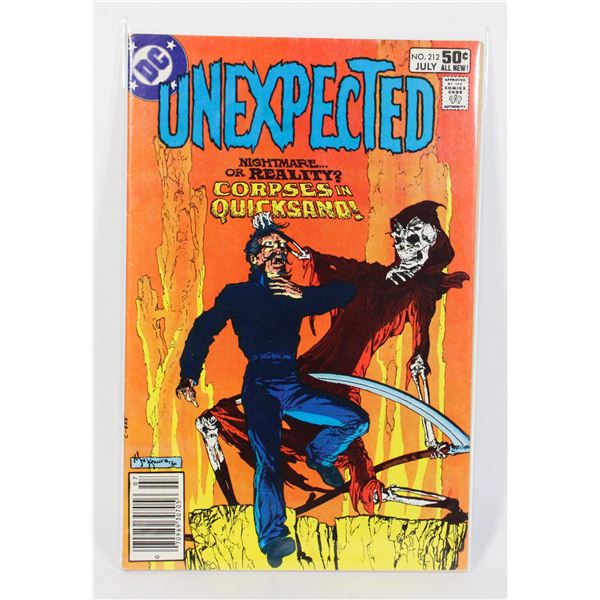 #1881 DC COMICS UNEXPECTED #212 JULY 1981
