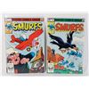 Image 1 : #1894 MARVEL COMICS SMURFS #1 + #2 DECEMBER 1982