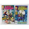 Image 1 : #1897 MARVEL COMICS SLEDGEHAMMER! #1-#2 FEB 1988