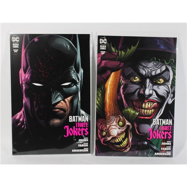 #1903 DC BLACK LABEL BATMAN THREE JOKERS #1 WITH