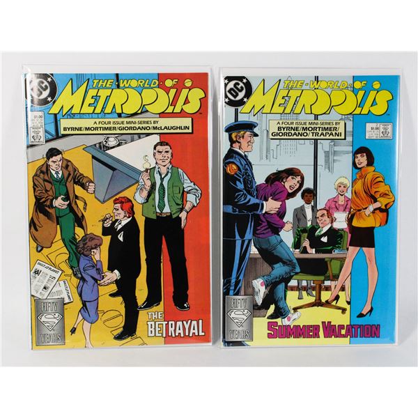#1904 DC THE WORLD OF METROPOLIS #1-#2 AUGUST 1988