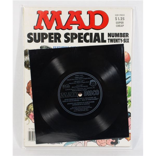 #1914 MAD MAGAZINE SUPER SPECIAL #26 W. 45 VINYL