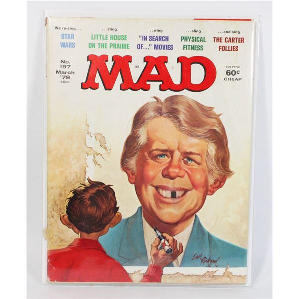 #1916 MAD MAGAZINE #197 JIMMY CARTER MARCH 1978