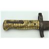 Image 3 : #208A WW1 FRENCH BAYONET CUT DOWN TRENCH KNIFE