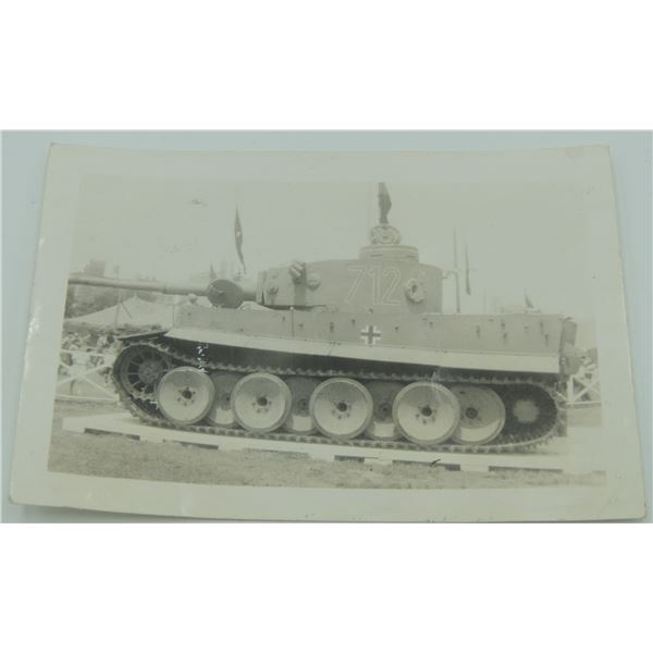 #809A WW2 CAPTURED GERMAN TIGER TANK 712 USA