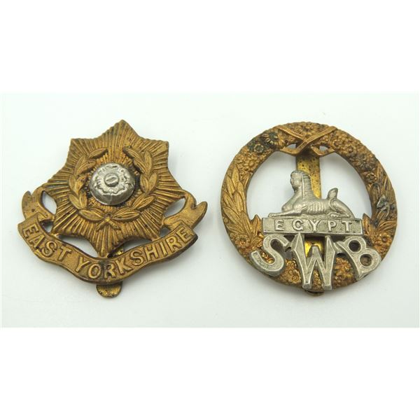 #613G WW1 EAST YORKSHIRE + SOUTH WALES BORDERERS