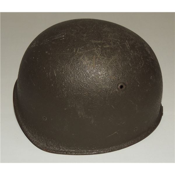 #566B COLD WAR 1971 M71 SWISS MILITARY HELMET
