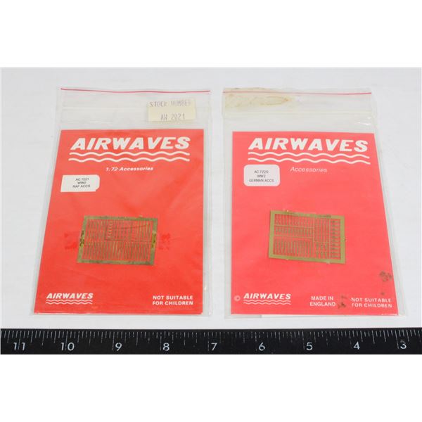 SEALED 2 AIRWAVES WW2 AIRPLANE MODEL PARTS