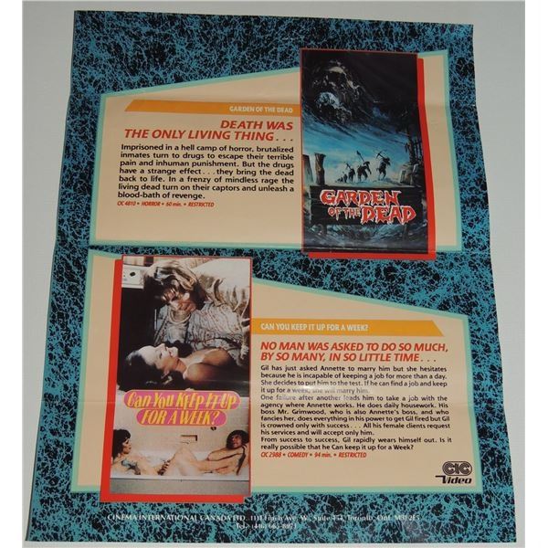 LOT OF 3 VINTAGE MOVIE POSTERS/DISPLAYS *PLEASE VIEW ALL PICTURES TO SEE WHAT IS INCLUDED