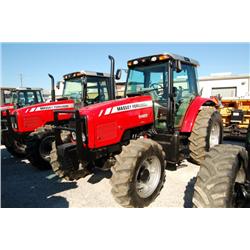 MASSEY FERGUSON 5465 4 X 4 S/N P074019 (05 YR) 125 HP, 3 PTH, PTO, shuttleshift, triple hyd remotes,