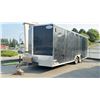 Image 1 : 2022 CONTINENTAL CARGO V-SERIES DOUBLE AXLE TRAILER, BLACK, VIN 5NHUVHV22NF725015