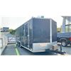 Image 2 : 2022 CONTINENTAL CARGO V-SERIES DOUBLE AXLE TRAILER, BLACK, VIN 5NHUVHV22NF725015