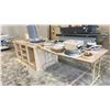 Image 1 : 2 WORK TABLES WITH CONTENTS