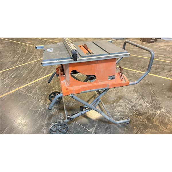 RIDGID PORTABLE TABLE SAW.