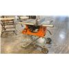 Image 2 : RIDGID PORTABLE TABLE SAW.