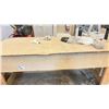 Image 2 : TWO WORKBENCHES AND CONTENTS. 7'X39", 7'X36". CONTENTS INC HINGES, DRAWER GLIDES, GLUE, ETC