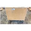 Image 1 : 3 ROLLING ASSEMBLY TABLES. 31" X 31" X28" HIGH