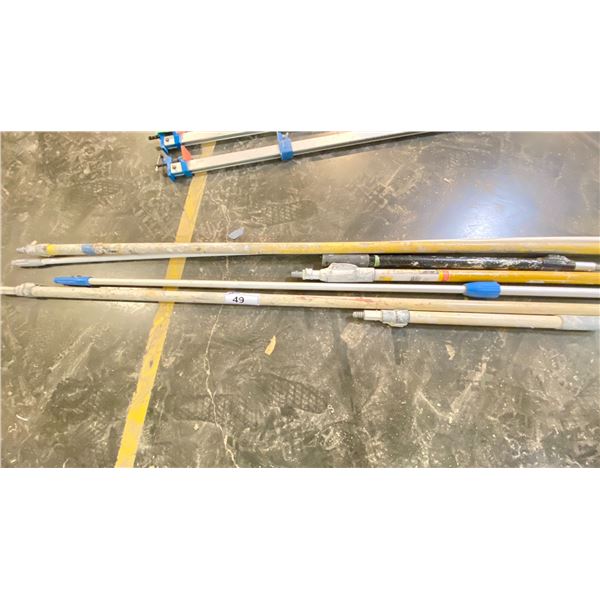 GROUP OF SEVEN PAINTING OR SANDING EXTENSION POLES